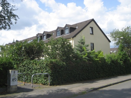 R�ck,- Seitenansicht Reihenhaus Sankt Augustin