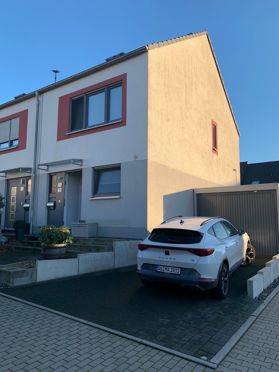 Vorderansicht Reihenendhaus Gelsenkirchen