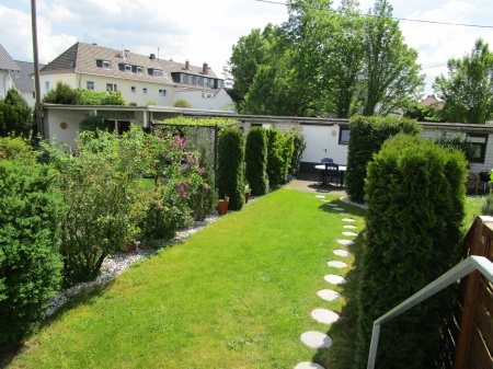 Garten Ansicht Reihenmittelhaus Sankt Augustin