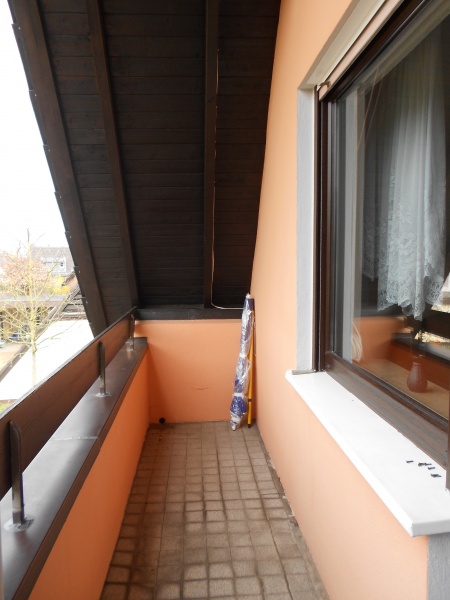 Balkon Dachgeschosswohnung Sankt Augustin