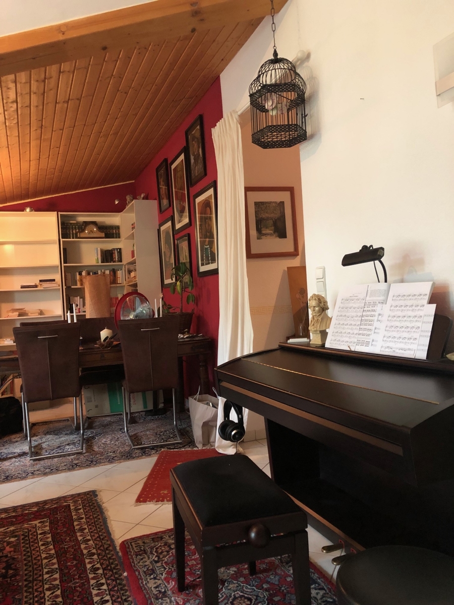 Ansicht Wohn,- Esszimmer Etagenwohnung Bonn