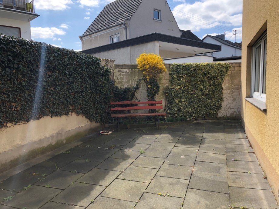 Ansicht Terrasse Doppelhaush�lfte Sankt Augustin