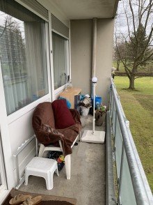 Balkon SANKT AUGUSTIN, Niederpleis, Top 2-Zi. Wohnung im 1.OG, ca, 69 m� Wfl., Einbauk�che, Balkon, Keller.