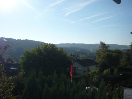 Ausblick vom Balkon Haus Eitorf / M�hleip