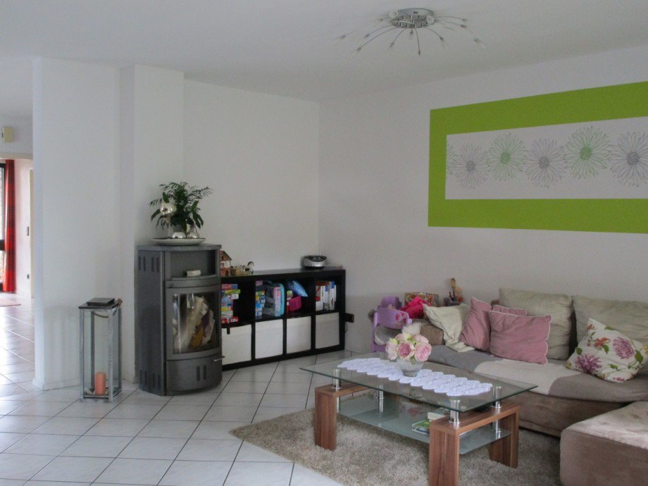 Ansicht Wohn,- Esszimmer Doppelhaush�lfte Sankt Augustin