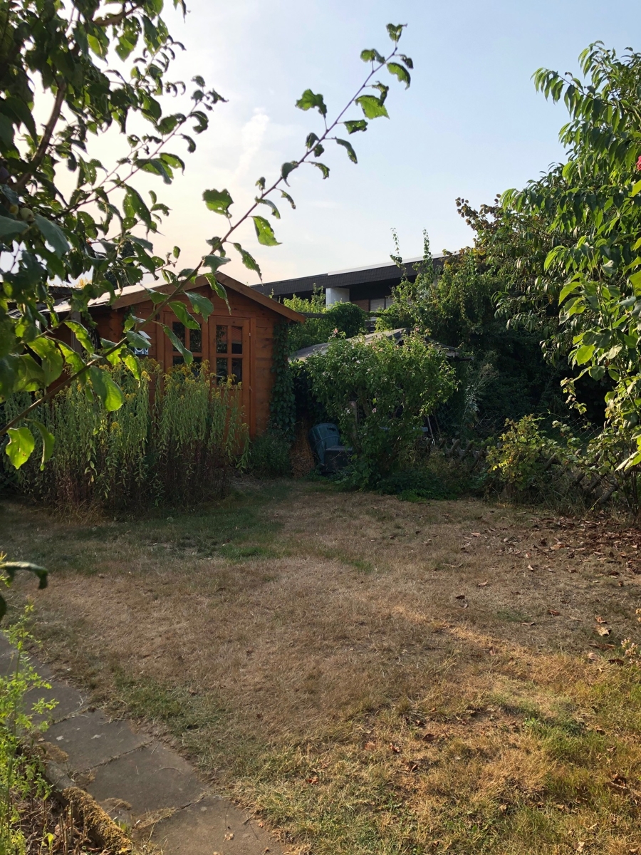 Garten mit Zugang zum Versorgungsweg Reihenhaus Sankt Augustin