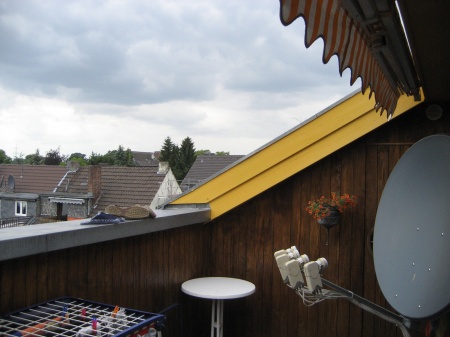 Balkonansicht 1 Etagenwohnung Siegburg
