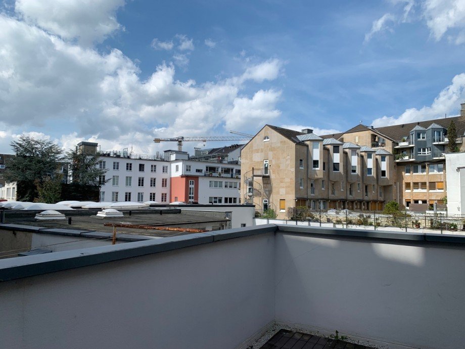 Blick von der Westterrasse Etagenwohnung K�ln