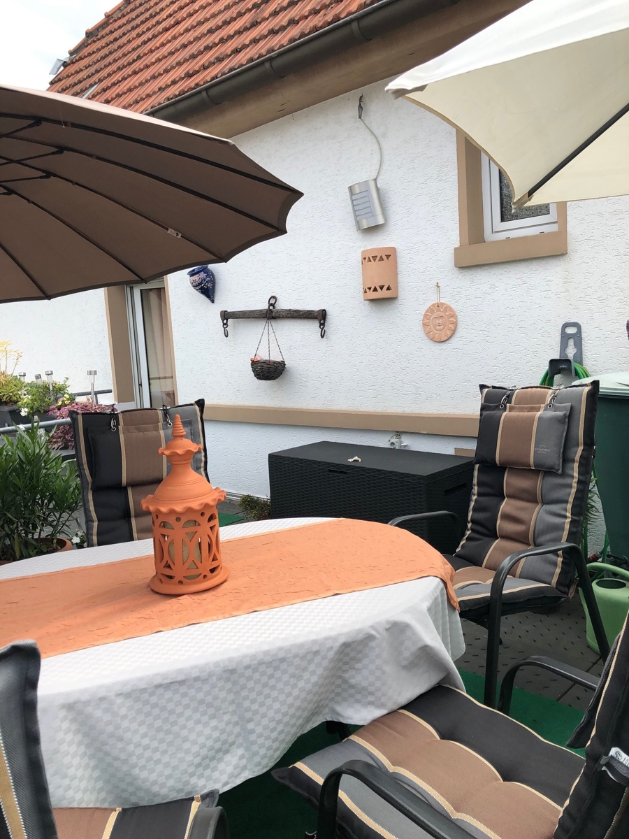 Ansicht gro�e Terrasse 1. OG rechst Einfamilienhaus Hennef (Sieg)