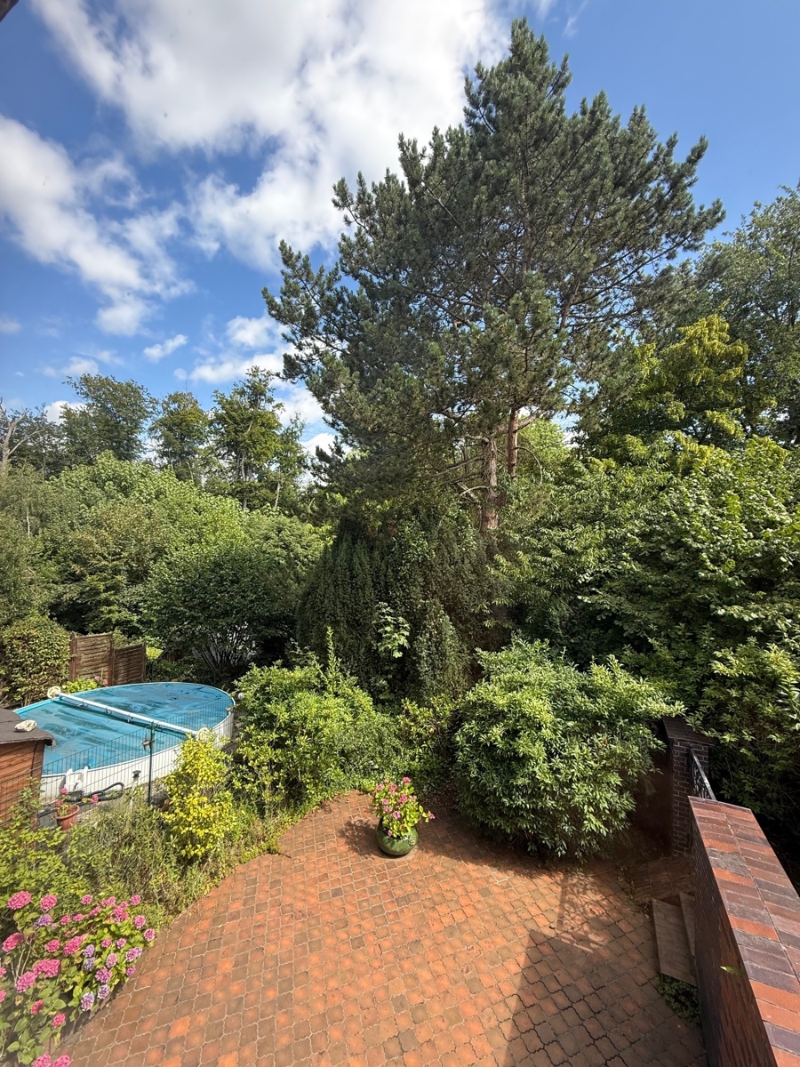 Blick ins Gr�ne Reiheneckhaus Bonn