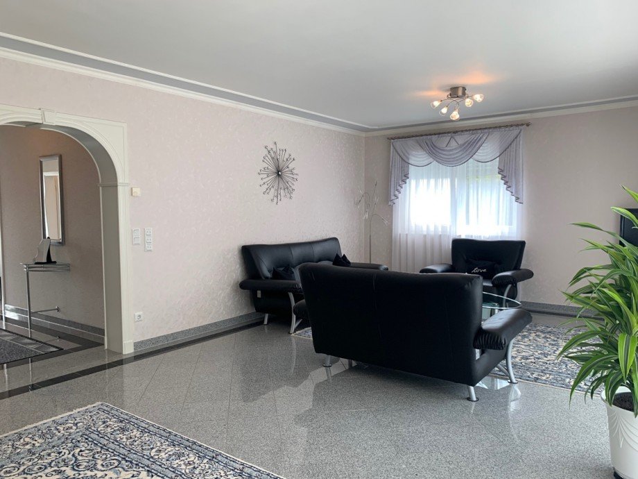 Ansicht Wohn,- Esszimmer Doppelhaush�lfte Sankt Augustin