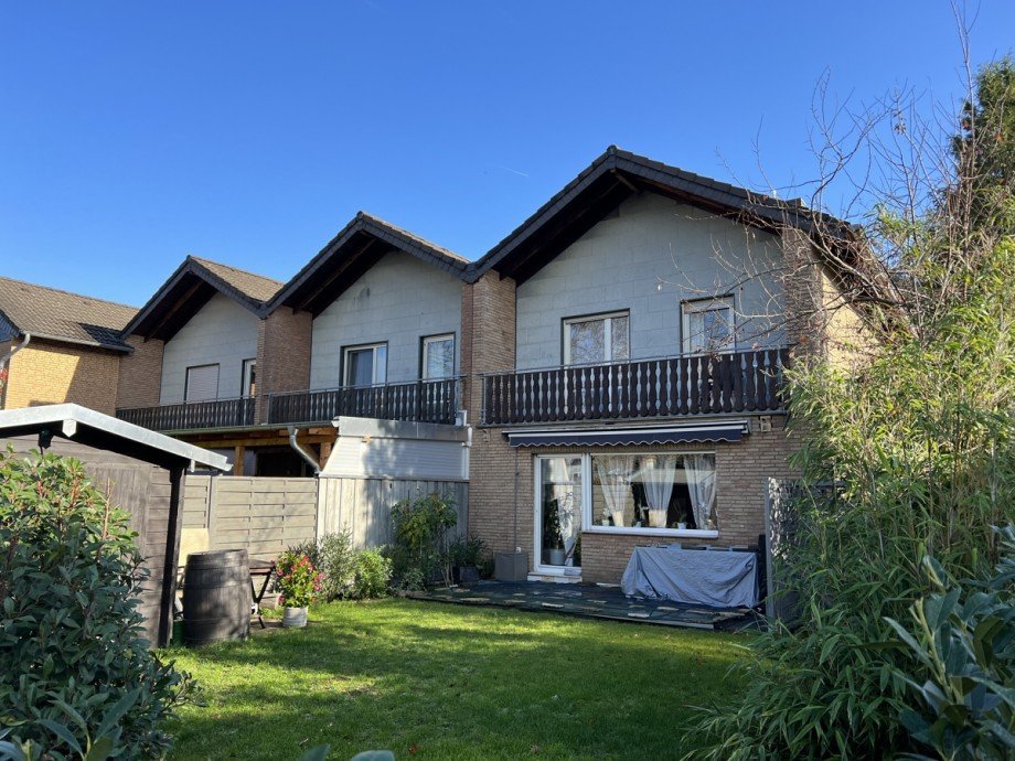 R�ckansicht Reihenhaus Sankt Augustin