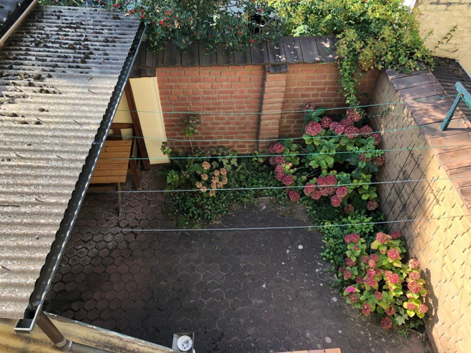 Blick in den Innenhof Einfamilienhaus Bonn / Endenich