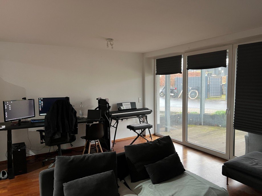 Wohnbereich mit Zugang Terrasse Erdgeschosswohnung Hennef (Sieg)