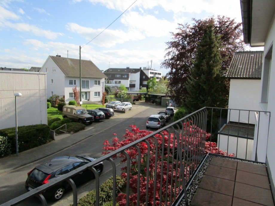 Balkon vorne Etagenwohnung St. Augustin