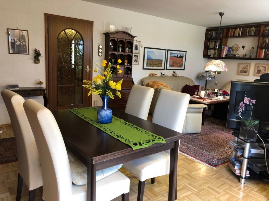 Ansicht Wohn,- Esszimmer Doppelhaush�lfte Sankt Augustin