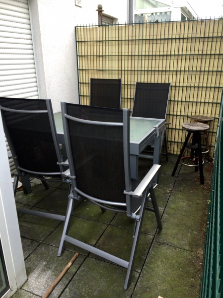 Sitzecke - Terrasse Erdgeschosswohnung Sankt Augustin