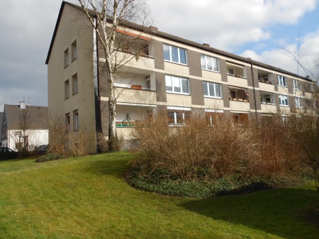 R�ckansicht Etagenwohnung D�sseldorf