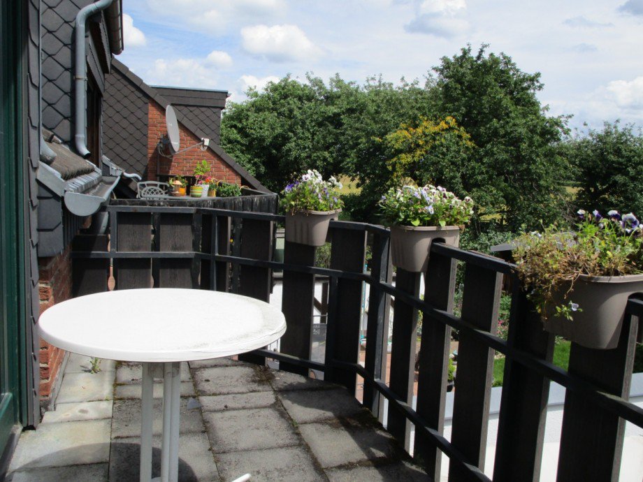 Balkon vom Elternschlafzimmer Doppelhaush�lfte Sankt Augustin