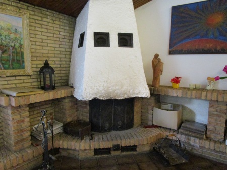 Kamin im Wohnzimmer Einfamilienhaus Lohmar / Neuhonrath