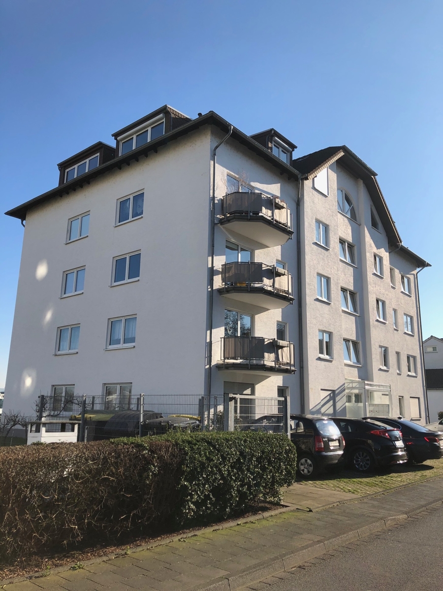 Ansicht mit Balkon Etagenwohnung Sankt Augustin