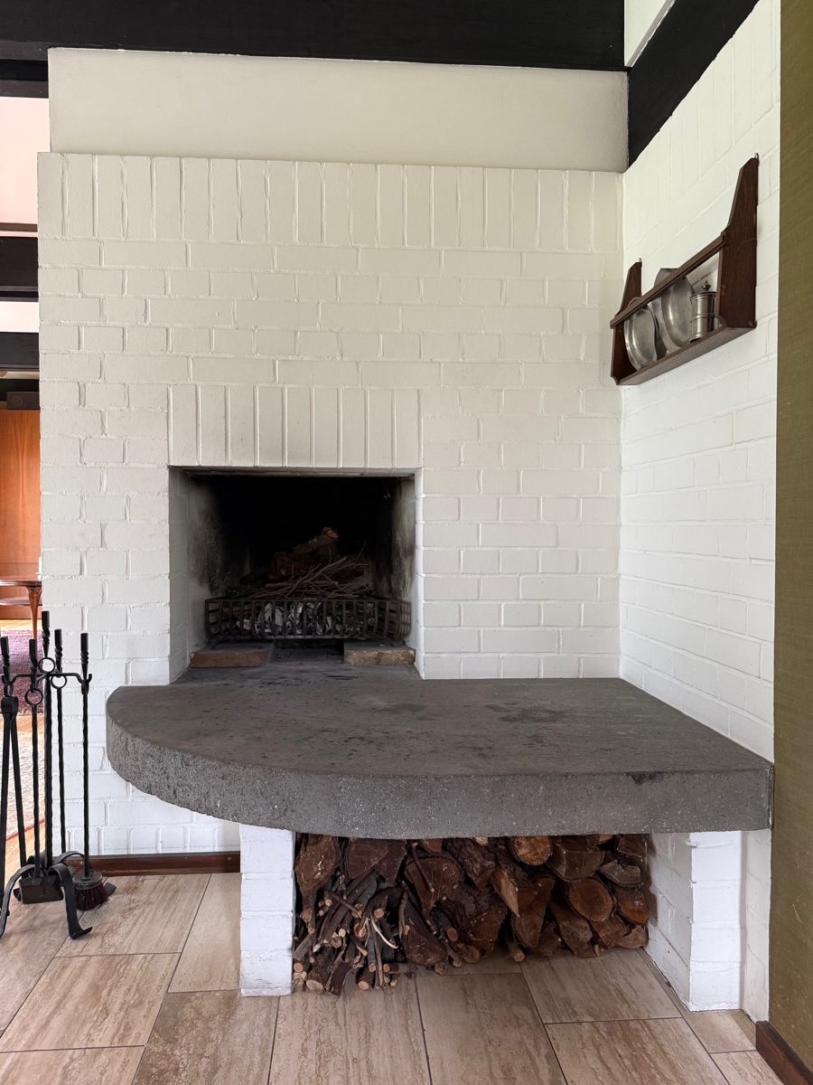 Ansicht offner Kamin Zweifamilienhaus Sankt Augustin