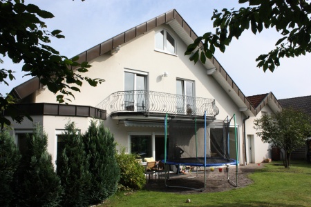 R�ckansicht mit Garten Einfamilienhaus Sankt Augustin