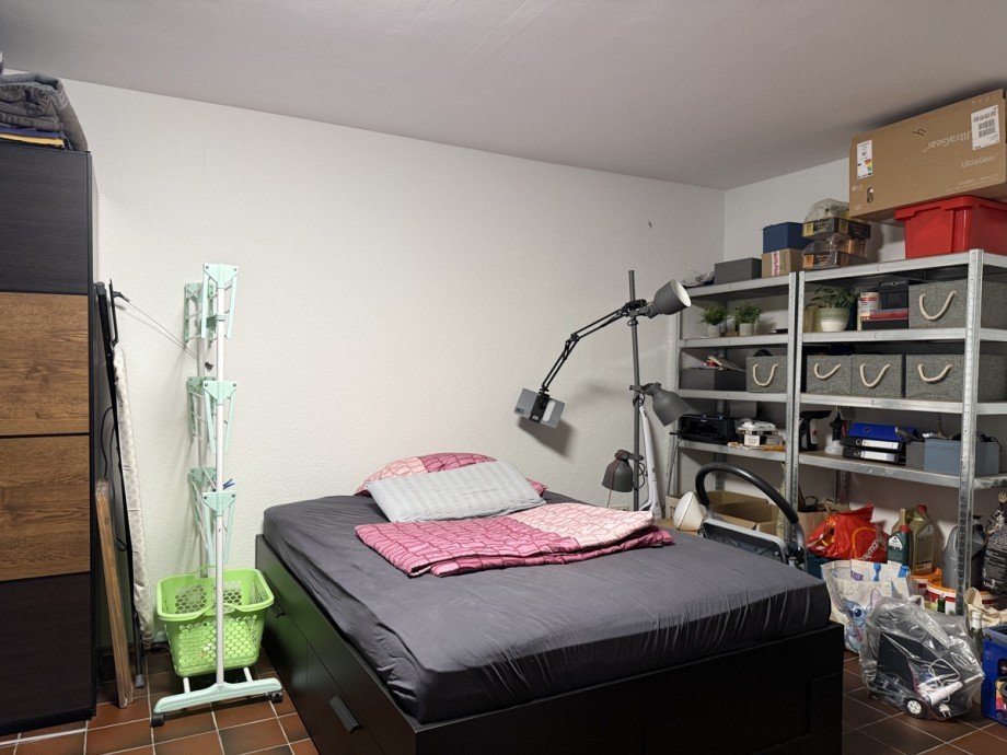 Ansicht Wohn,- Schlafzimmer Souterrainwohnung Sankt Augustin