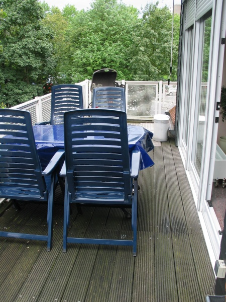 Balkonansicht 1 Etagenwohnung Sankt Augustin