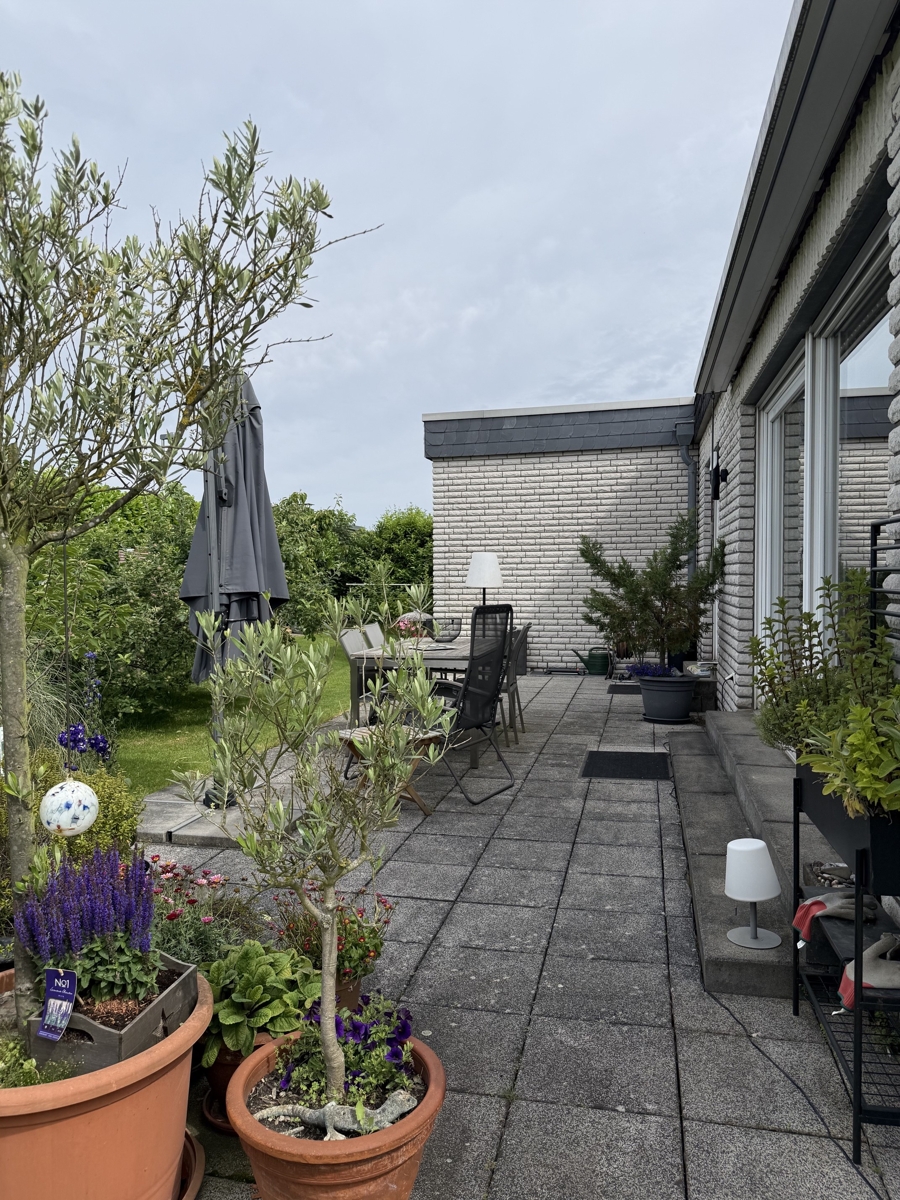 Ansicht Terrasse Bungalow Troisdorf / Eschmar