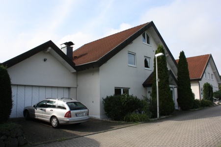 Ansicht haus mit Garage Einfamilienhaus Sankt Augustin