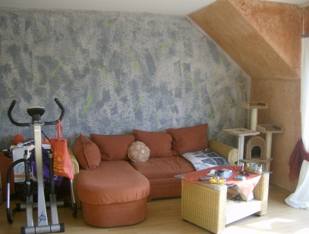 Wohnzimmer Ansicht 1 Etagenwohnung Siegburg