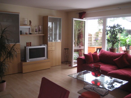 Ansicht 4 Wohn,- Esszimmer Doppelhaush�lfte Sankt Augustin