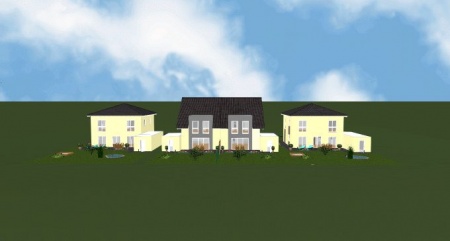 Gesamtansicht Einfamilienhaus Hennef (Sieg)