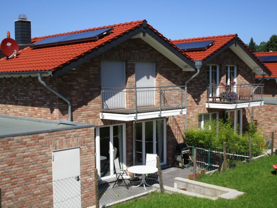 R�ckansicht / Terrasse Doppelhaush�lfte K�nigswinter / Thomasberg