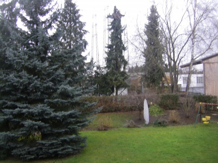 Aussicht vom Balkon Etagenwohnung Siegburg