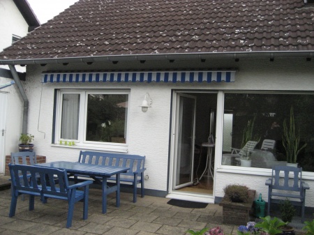 R�ckansicht mit Terrasse Doppelhaush�lfte Sankt Augustin-Schmerbroich