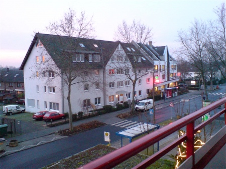 Aussicht vom Balkon Etagenwohnung Sankt Augustin