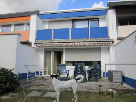 R�ckansicht mit Terrasse Reihenhaus Sankt Augustin