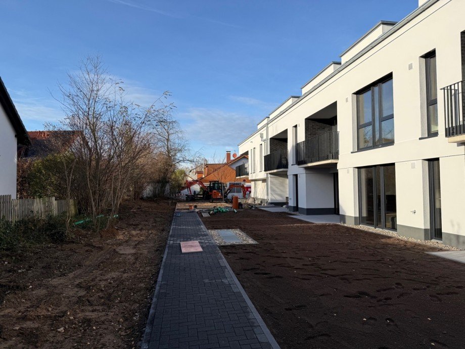 R�ckansicht des Hauses Etagenwohnung Sankt Augustin / Hangelar