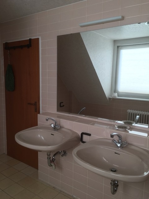 Ansicht Badezimmer im Obergeschoss Einfamilienhaus Much / Marienfeld