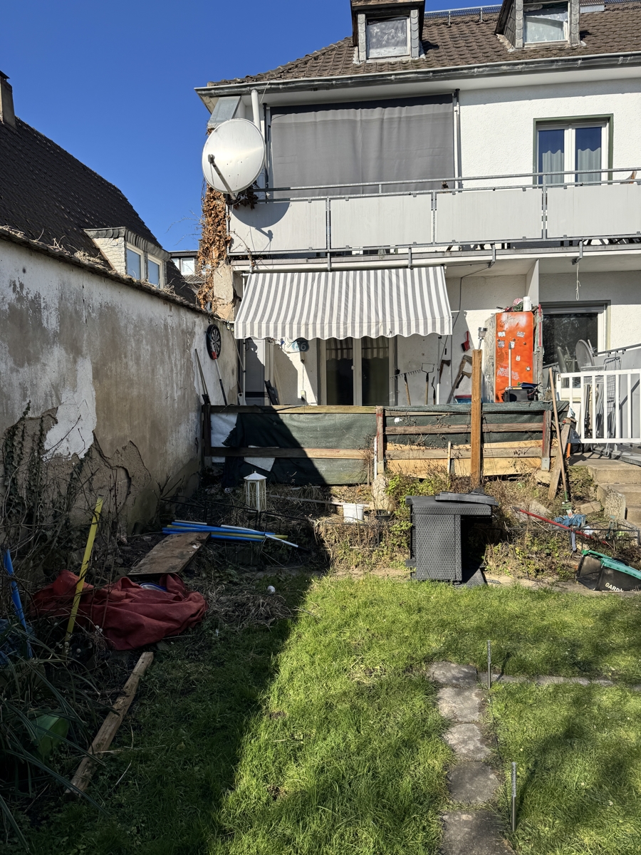 R�ckansicht Etagenwohnung Bonn / Lannesdorf