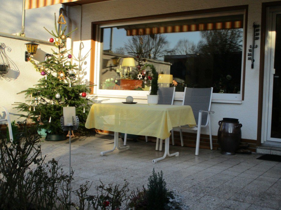 Ansicht Terrasse Doppelhaush�lfte Sankt Augustin