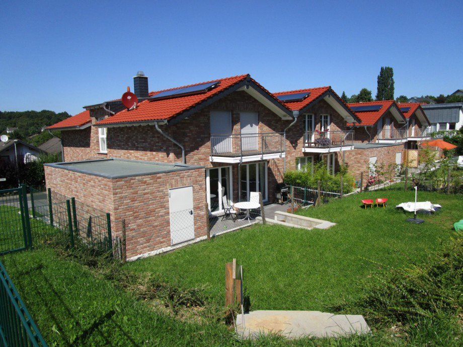 R�ckansicht / Garten Doppelhaush�lfte K�nigswinter / Thomasberg