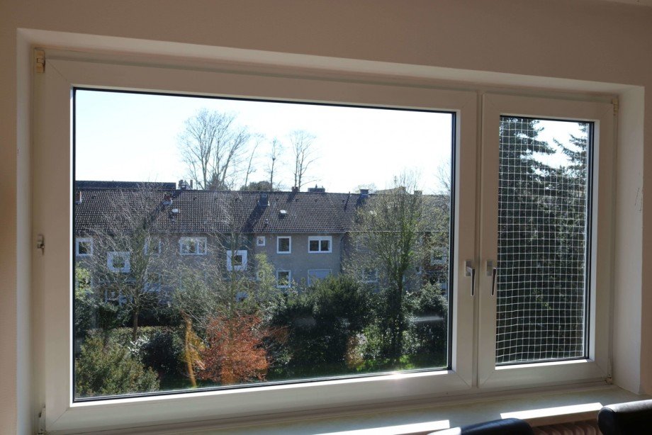 Blick in den Garten Etagenwohnung Sankt Augustin