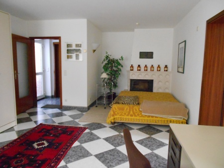 Kamin im Wohn-, Schlafbereich in der Einliegerwohnung Bungalow Sankt Augustin / Hangelar