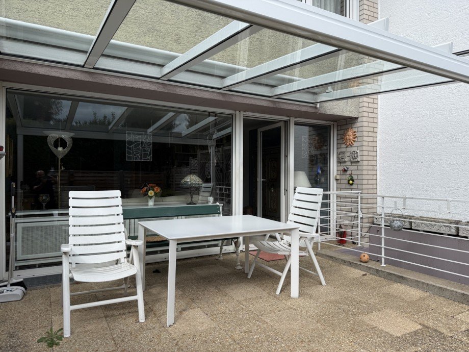 sch�ne �berdachte Terrasse Reihenhaus Sankt Augustin