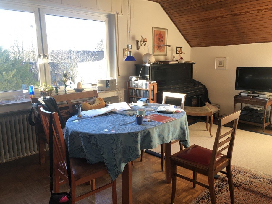 Wohnzimmer Etagenwohnung Bonn