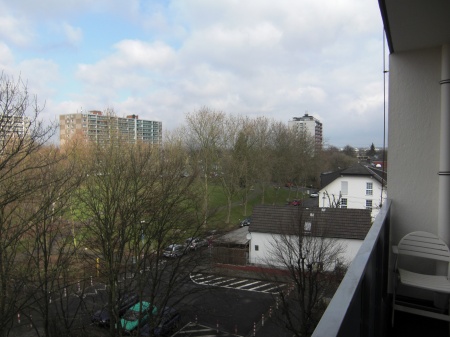 Ausblick vom Balkon 2 Etagenwohnung Sankt Augustin
