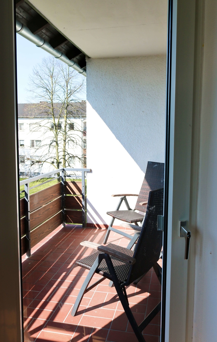 Ansicht Balkon Etagenwohnung Sankt Augustin